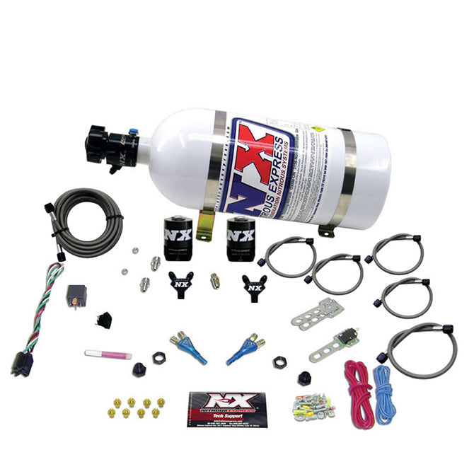 Nitrous Express FORD EFI DUAL NOZZLE (100-300HP) WITH 10LB BOTTLE NX-20115-10