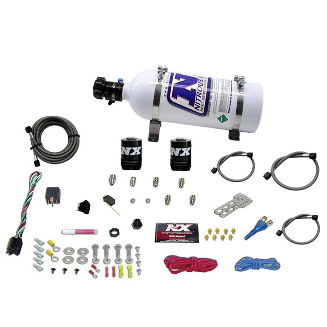 Nitrous Express GM EFI RACE (100-150-200-250HP) SINGLE NOZZLE WITH 5LB BOTTLE NX-20118-05