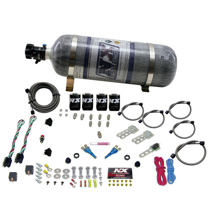 Nitrous Express FORD EFI DUAL STAGE (50-75-100-150HP X 2) WITH COMPOSITE BOTTLE NX-20124-12