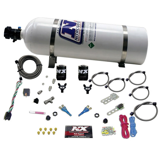 Nitrous Express GM TBI ALL (50-75-100-125HP) WITH 15LB BOTTLE NX-20218-15
