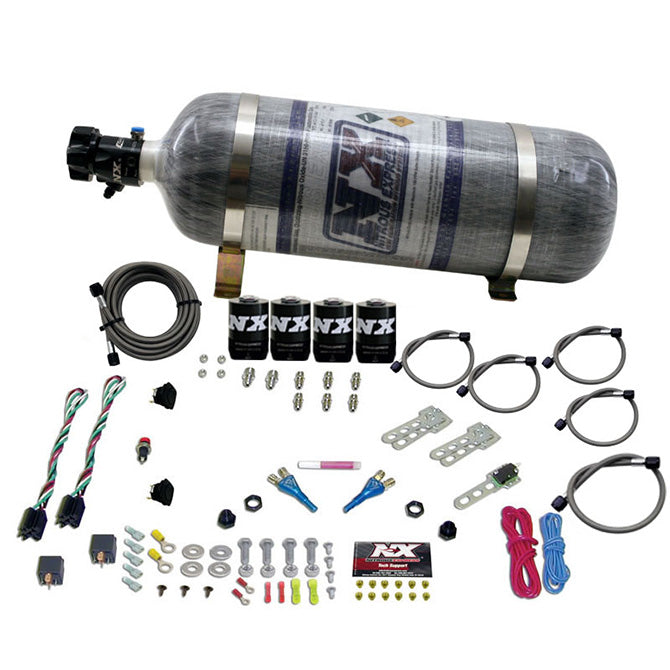 Nitrous Express DODGE EFI DUAL STAGE (50-75-100-150HP) X 2 WITH COMPOSITE BOTTLE NX-20324-12