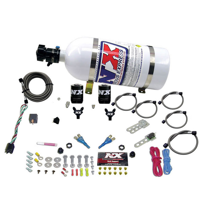 Nitrous Express DODGE VIPER EFI DUAL NOZZLE (100-300HP) WITH 10LB BOTTLE NX-20325-10