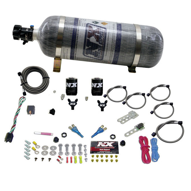 Nitrous Express DODGE VIPER EFI DUAL NOZZLE (100-300HP) WITH COMPOSITE BOTTLE NX-20325-12