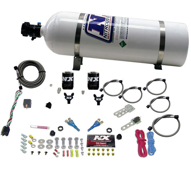 Nitrous Express BMW EFI ALL (50-300 HP) DUAL NOZZLE WITH 15LB BOTTLE NX-20816-15