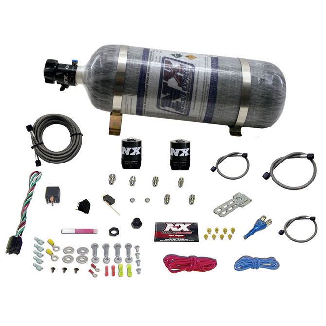 Nitrous Express ALL GM EFI SINGLE NOZZLE SYSTEM WITH COMPOSITE BOTTLE NX-20920-12