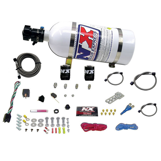 Nitrous Express ALL DODGE EFI SINGLE NOZZLE SYSTEM (35-50-75-100-150 HP) WITH 10LB BOTTLE NX-20921-10