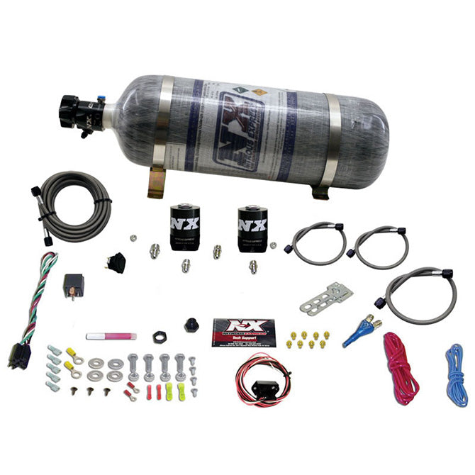 Nitrous Express 5TH GEN CAMARO SINGLE NOZZLE SYSTEM (35-150HP) W/ COMPOSITE BOTTLE NX-20930-12