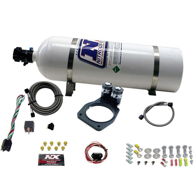 Nitrous Express 5TH GEN CAMARO PLATE SYSTEM (50-150HP) 200HP-225HP JETTING AVAILABLE 15LB BOTTLE NX-20931-15