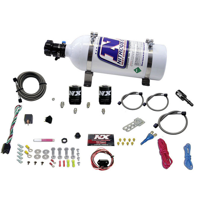 Nitrous Express 5.0 COYOTE SINGLE NOZZLE SYSTEM (35-150HP) W/ 5LB BOTTLE NX-20932-05