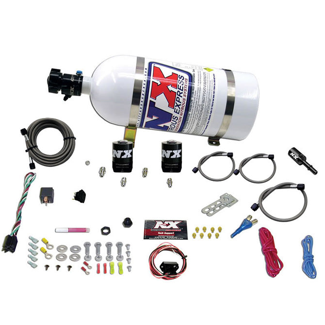 Nitrous Express 5.0 COYOTE SINGLE NOZZLE SYSTEM (35-150HP) W/ 10LB BOTTLE NX-20932-10