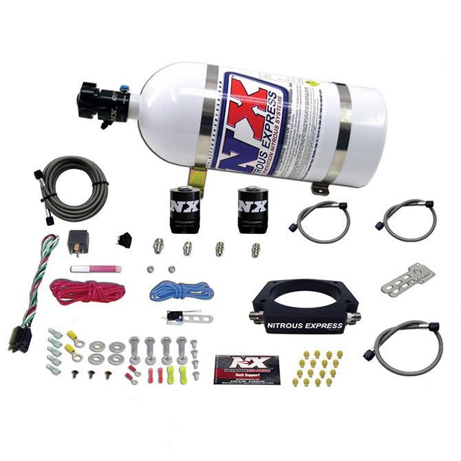 Nitrous Express LS 102mm PLATE SYSTEM (50-400HP) W/ 10LB BOTTLE NX-20933-10