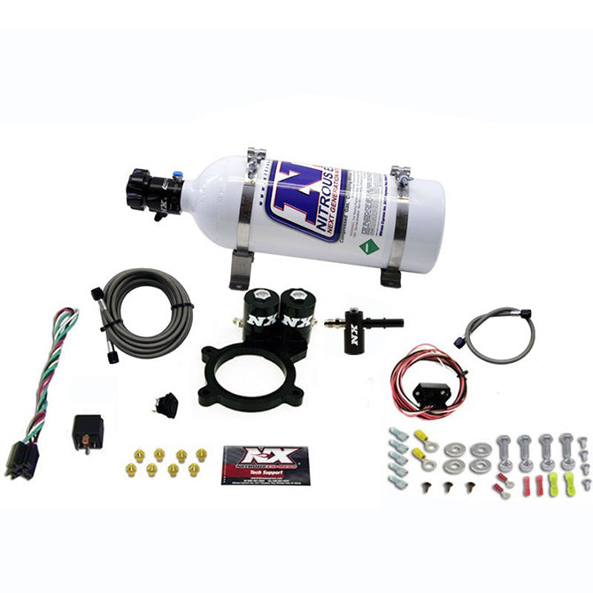 Nitrous Express 2014-NEWER GM 5.3L TRUCK NITROUS PLATE SYSTEM (50-250HP) W/ 5LB BOTTLE NX-20936-05