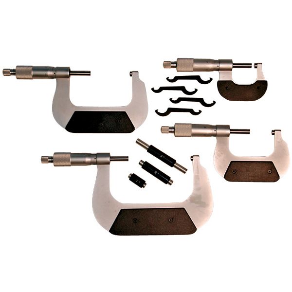 Proform Micrometer; 0 to 4 Inch Range; .0001 Increments; Carrying Case Included 67437