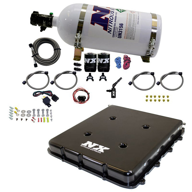 Nitrous Express Nitrous System With Billet LT4 Supercharger Lid W/ 10lb Bottle NX-20939-10
