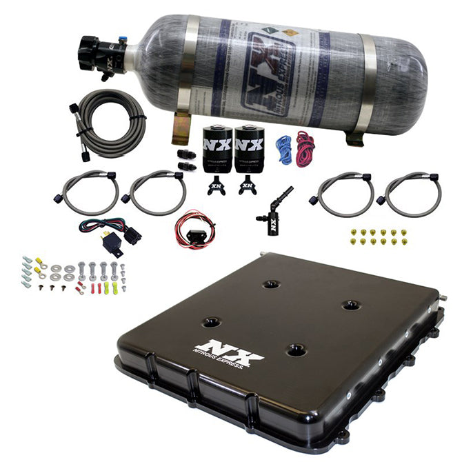 Nitrous Express Nitrous System With Billet LT4 Supercharger Lid W/ 12lb Bottle NX-20939-12