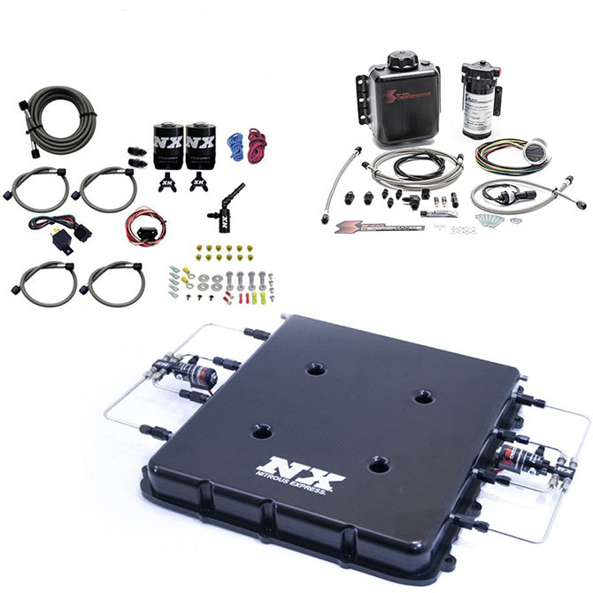 Nitrous Express Nitrous & Water Methanol System W/Billet LT4 Supercharger Lid No Bottle NX-20939BMF-00
