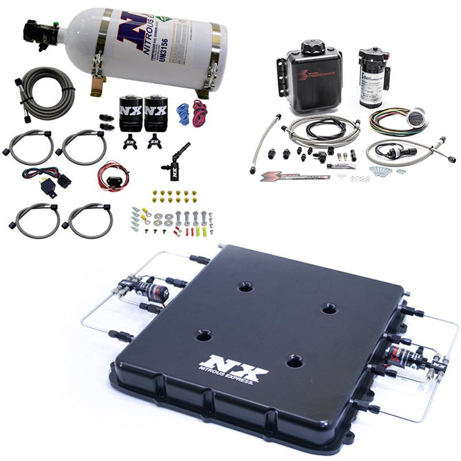 Nitrous Express Nitrous & Water Methanol System W/Billet LT4 Supercharger Lid NX-20939BMF-10