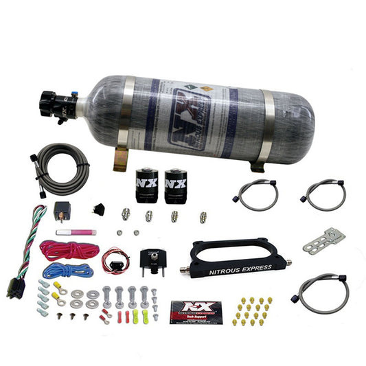 Nitrous Express GT500 NITROUS PLATE SYSTEM (50-250HP) WITH COMPOSITE BOTTLE NX-20949-12