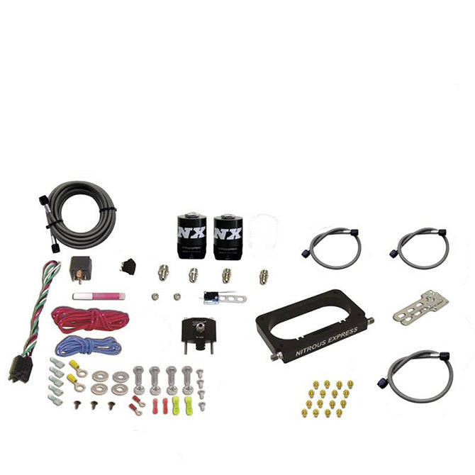 Nitrous Express FORD 4 VALVE NITROUS PLATE SYSTEM (50-300HP) WITHOUT BOTTLE NX-20950-00