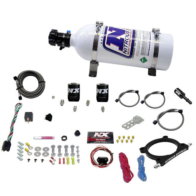 Nitrous Express 5.0 COYOTE HIGH OUTPUT PLATE SYSTEM (50-250HP) W/5LB BOTTLE NX-20951-05