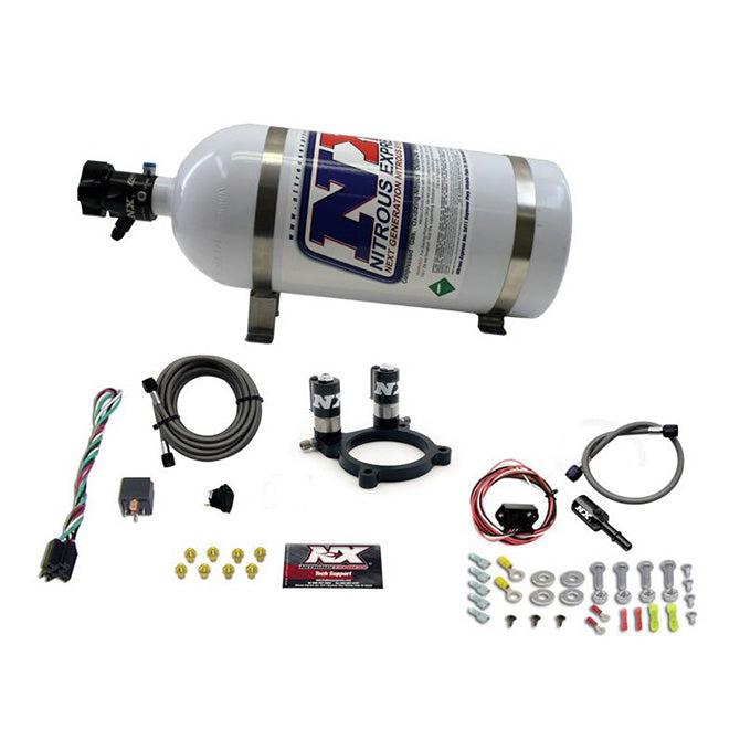 Nitrous Express FORD V6 NITROUS PLATE SYSTEM-3.5L AND 3.7L W/ 10LB BOTTLE NX-20952-10