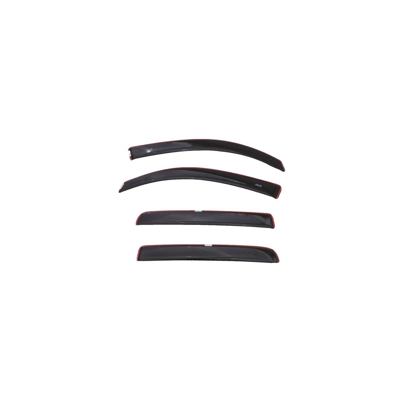 Auto Ventshade 994036-202 Color Match Low Profile Ventvisor Side Window Deflector 4-Piece Set For 2016-2018 Toyota Tacoma Double Cab Black In-Channel Mount