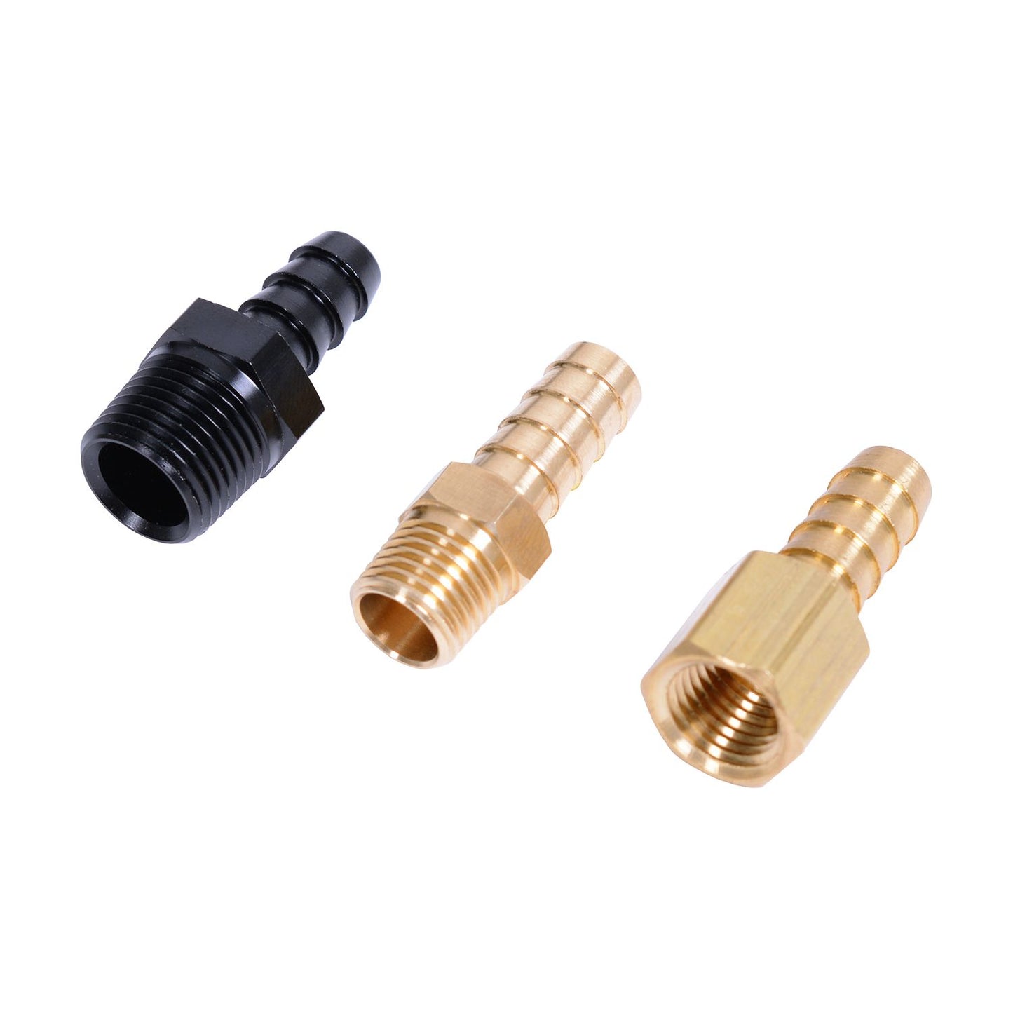 Derale 1/4" NPT Male/Female & 3/8" NPT Male Cooling Line Radiator Adaptors 13014
