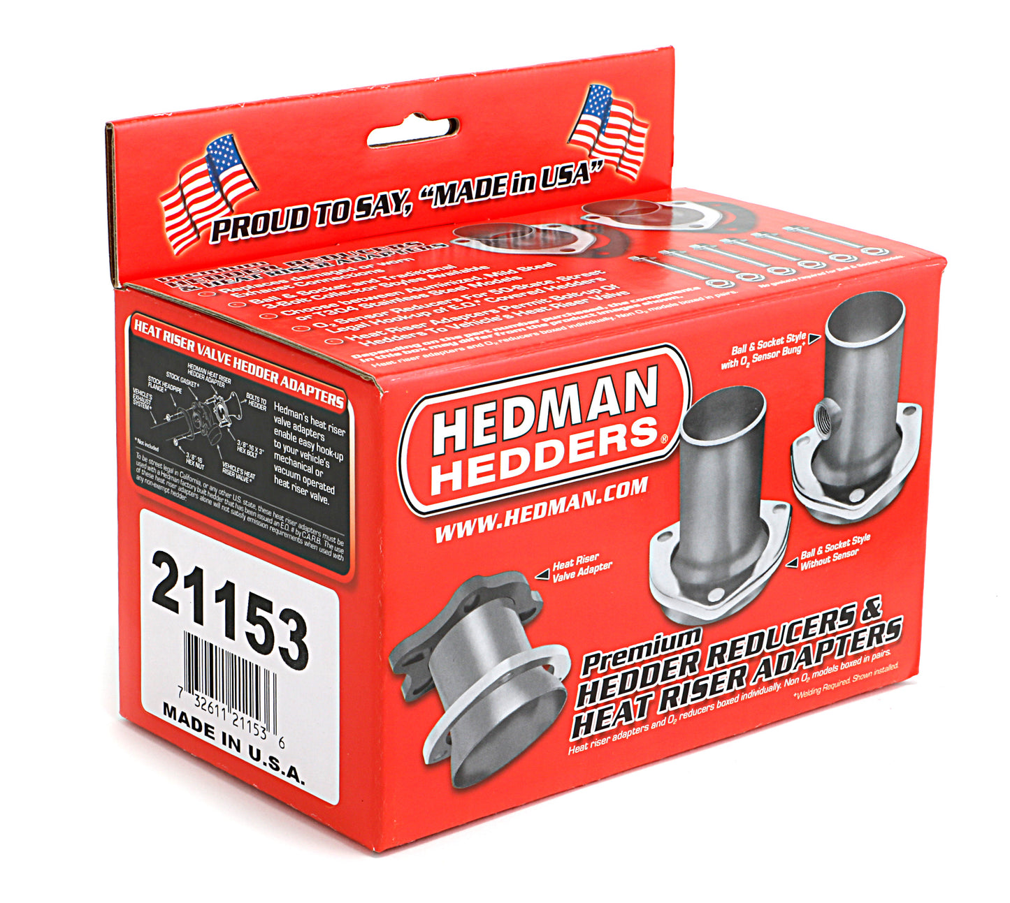 Hedman Hedders 2 1/2 IN. ALUMINIZED STEEL COLLECTOR BALL FLANGE KIT 21153