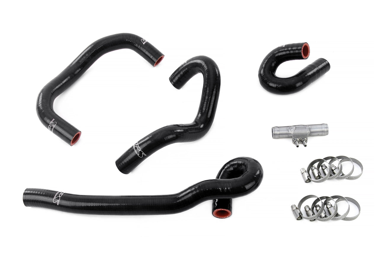 HPS Performance 3-ply Reinforced Silicone Replaces Rubber Heater Hoses 57-2093-BLK
