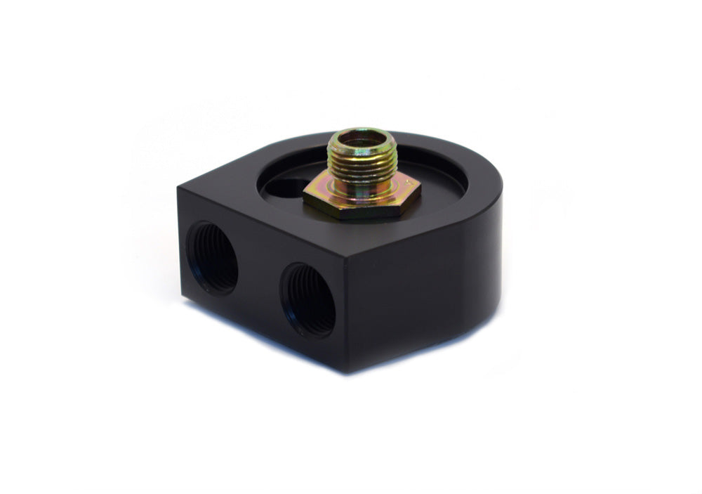 Canton 22-549 Aluminum Oil Cooler Adapter Univ Sandwich Style 22MM -1.5 2 5/8