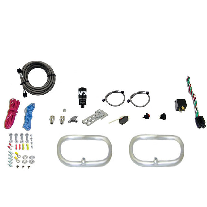Nitrous Express DUAL NTERCOOLER RING SYSTEM (2 - 6 X 6 RINGS) LESS BOTTLE NX-22200-00