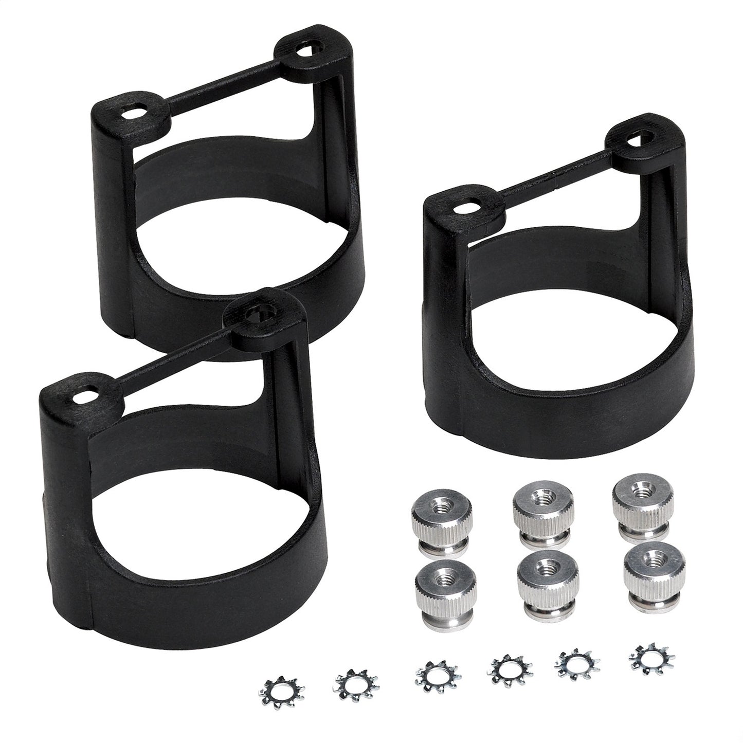 AutoMeter GAUGE BRACKET KIT 2-1/16 in. BLACK COMPOSITE QTY 3 2230