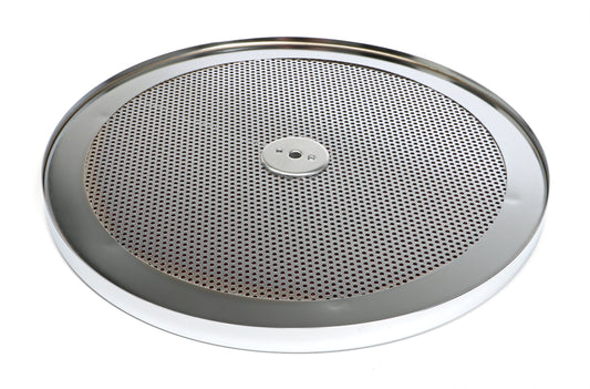 Trans-Dapt Performance Hi-Flow Cotton Air Cleaner Top; 14 In. Diameter- Chrome 2231