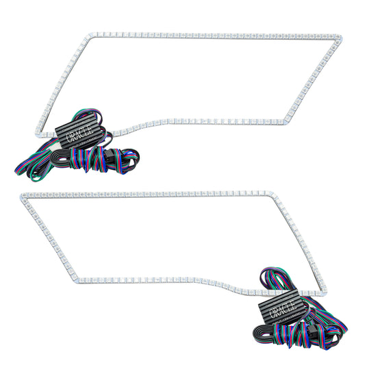 Oracle Lighting 2250-334 - Dodge Ram Sport 2009-2018 ORACLE ColorSHIFT Halo Kit