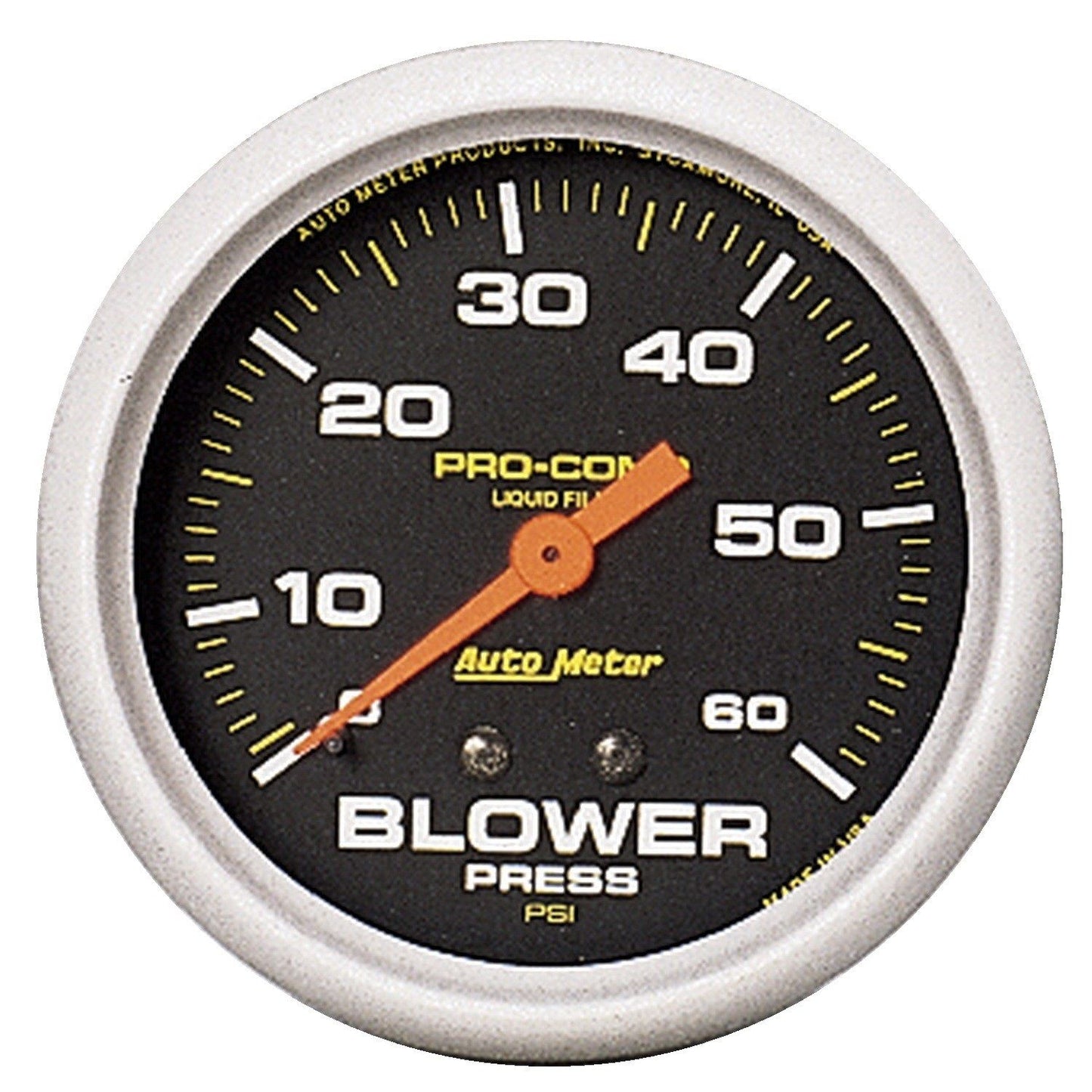 AutoMeter 2-5/8 in. BLOWER PRESSURE 0-60 PSI W/ MEMORY LIQUID FILLED PRO-COMP 5403