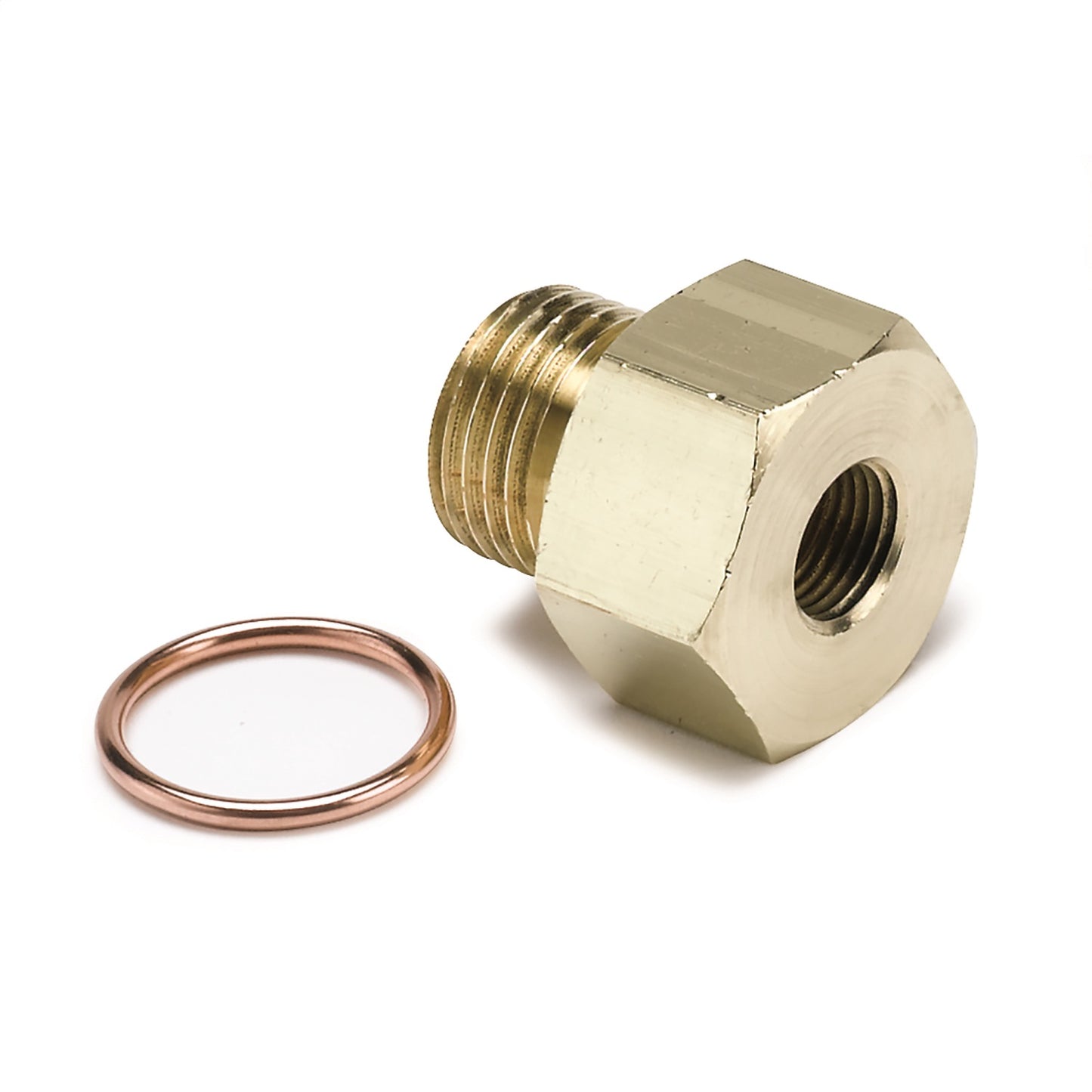 AutoMeter FITTING ADAPTER METRIC M16X1.5 MALE TO 1/8 in. NPTF FEMALE BRASS 2268