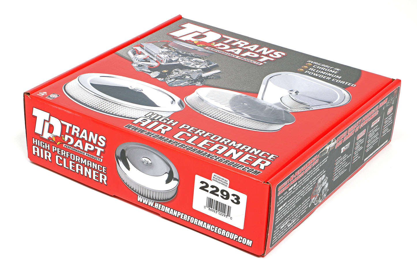 Trans-Dapt Performance Corvette Style Louvered Air Cleaner 2293