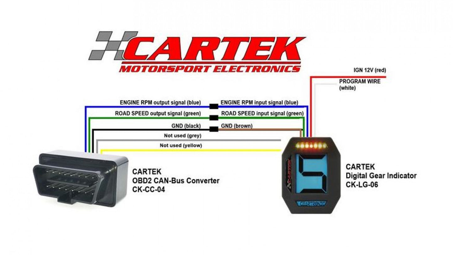 Cartek OBD2 CAN-BUS Signal Converter Adapter CK-CC-04