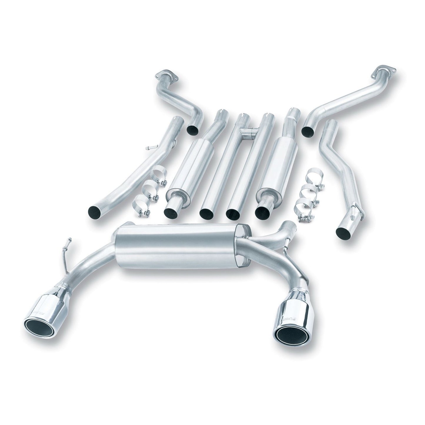 Borla 2003-2007 Infinity G35 Coupe Cat-Back Exhaust System S-Type 140057