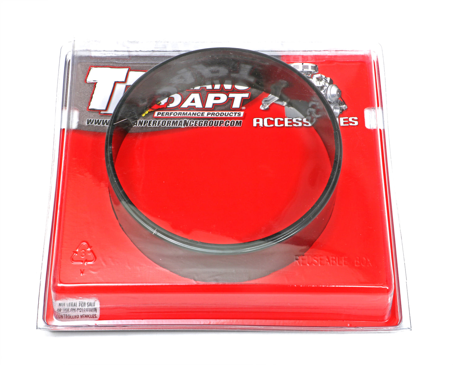 Trans-Dapt Performance 1-1/2 In. Tall Air Cleaner Riser (5 1/8 In. Neck)- Heat Resistant Plastic. 2326