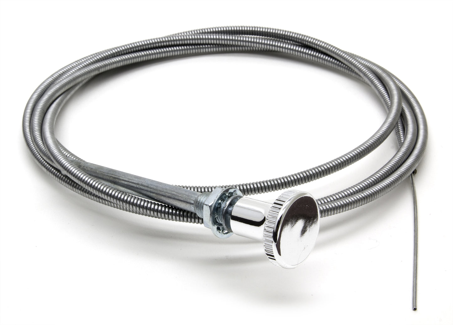 Trans-Dapt Performance 6Ft. Choke Cable Kit With Knob Steel Core With Zinc Plated Shroud 2332