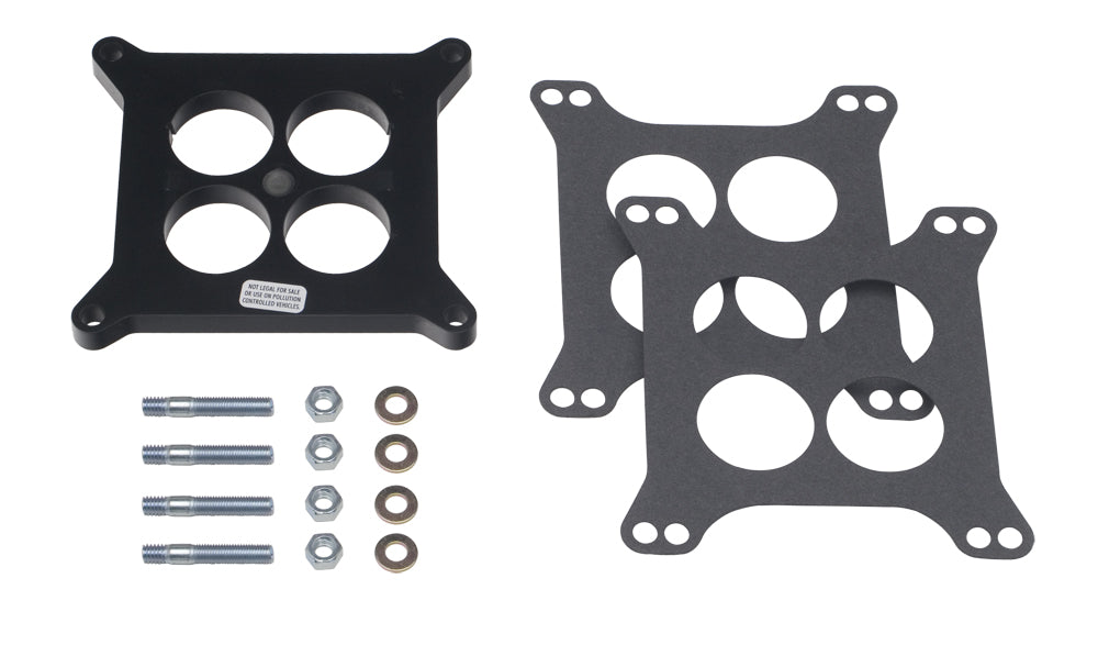 Trans-Dapt Performance 1/2 In. Holley 4Bbl Spacer - Ported- Plastic Phenolic Carburetor Spacer 2370