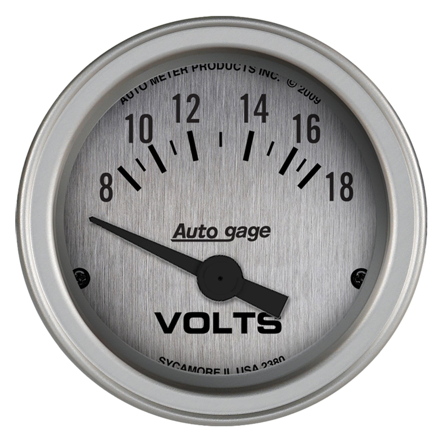 AutoMeter 2-1/16 in. VOLTMETER 8-18V AUTO GAGE 2380