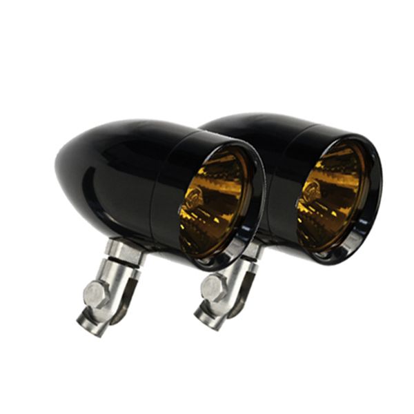 Lazer Star Lights 20 WATT AMBER BULLET BLACK PIVOT MOUNT LSK1220A