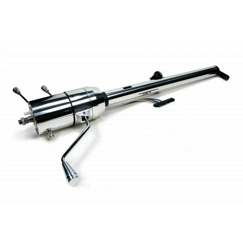 IDIDIT Retrofit 65-66 Impala; Tilt Column Shift; Polished Aluminum 1150660040
