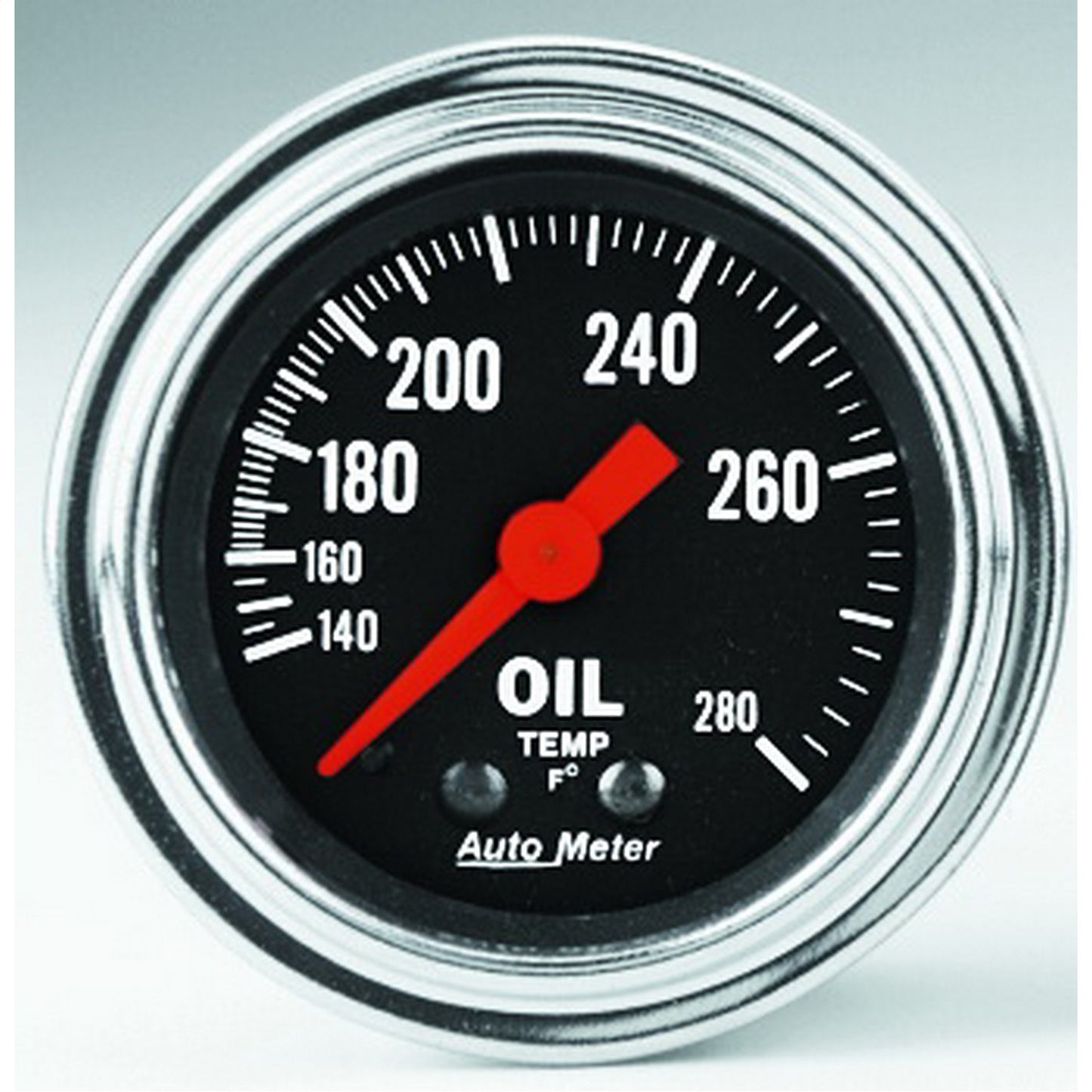 AutoMeter 2-1/16 in. OIL TEMPERATURE 140-280 Fahrenheit TRADITIONAL CHROME 2441