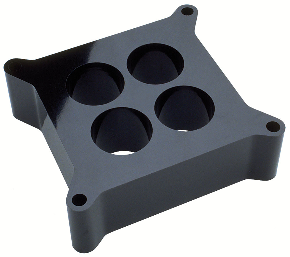 Trans-Dapt Performance 2 In. Holley 4Bbl Spacer - Ported- Plastic Phenolic Carburetor Spacer 2462