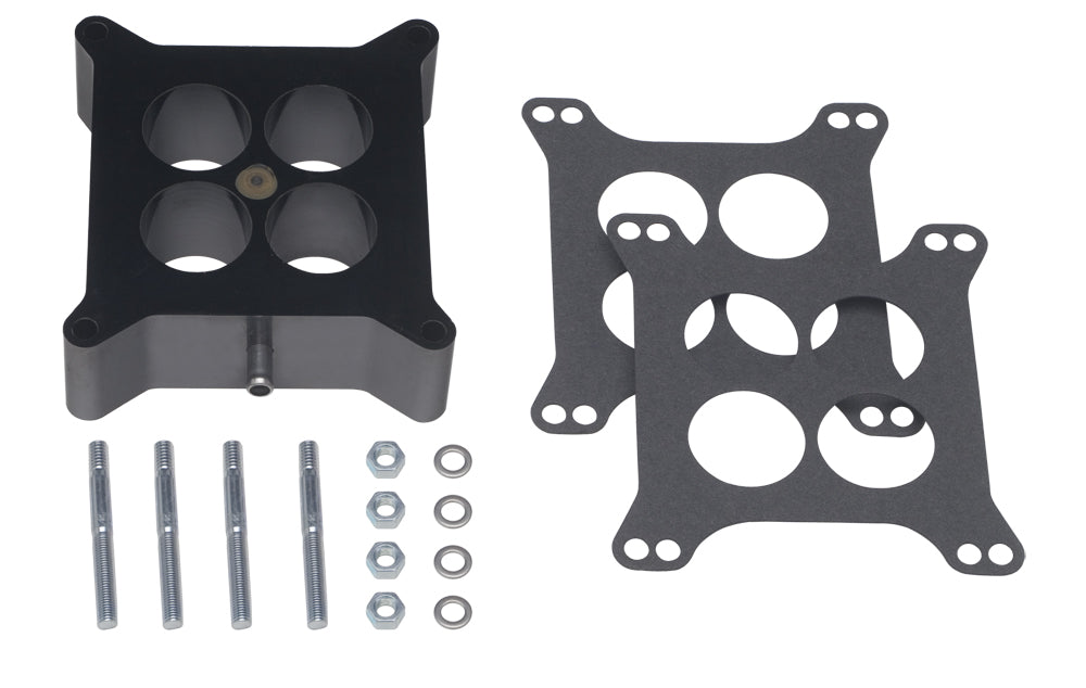 Trans-Dapt Performance 2 In. Holley 4Bbl Spacer With Pcv - Ported- Plastic Phenolic Carburetor Spacer 2562