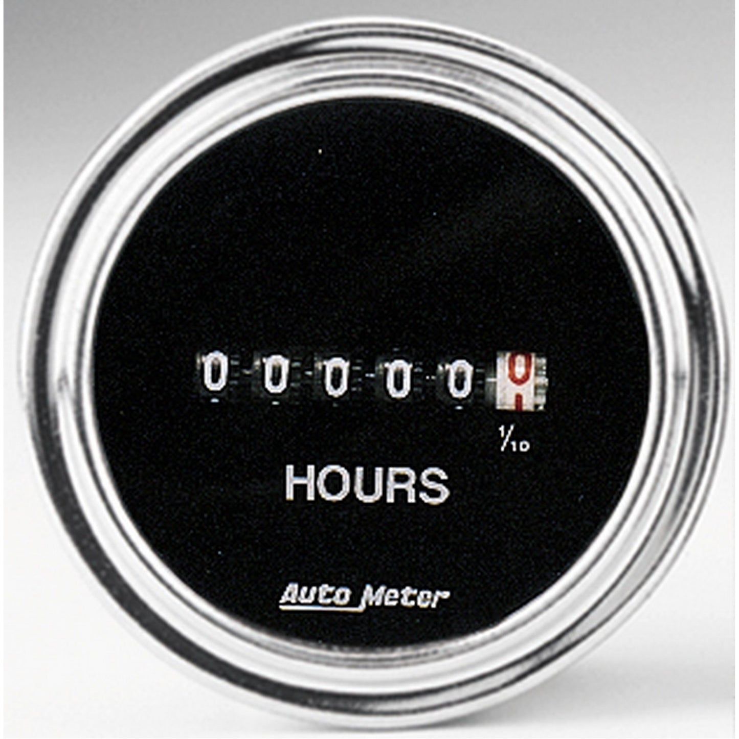 AutoMeter 2-1/16 in. HOURMETER TRADITIONAL CHROME 2587