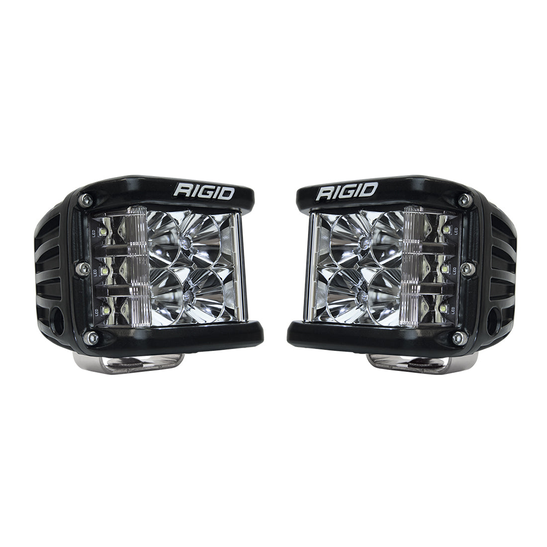 RIGID Industries D-SS PRO Side Shooter Flood Optic Surface Mount Black Housing Pair 262113